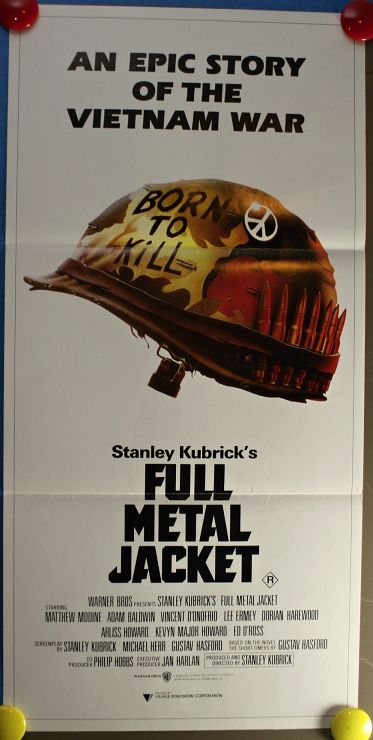 Full Metal Jacket (1987) - Australian Daybill (SS) (FLD) 