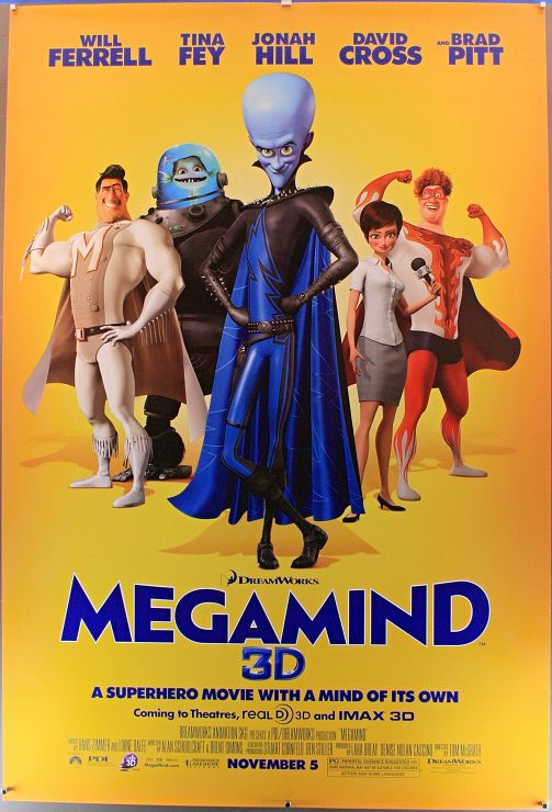 Megamind (2010) - US 1 Sheet (DS) (RLD) 