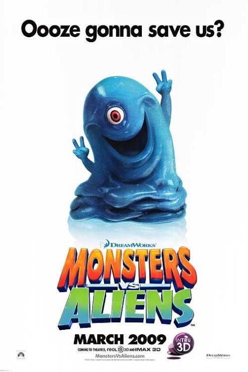 Monsters Versus Aliens (2008) - US 1 Sheet (DS) (RLD) 
