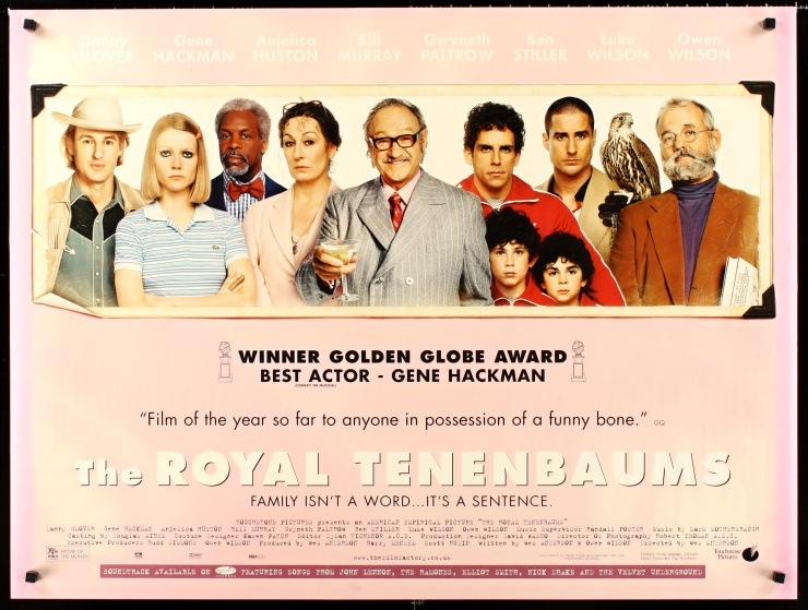 Royal Tenenbaums (2001) - UK QUAD (DS) (RLD) 