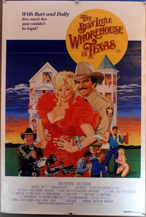 Best Little Whorehouse in Texas - Australian 1 Sheet (SS) (FLD) 