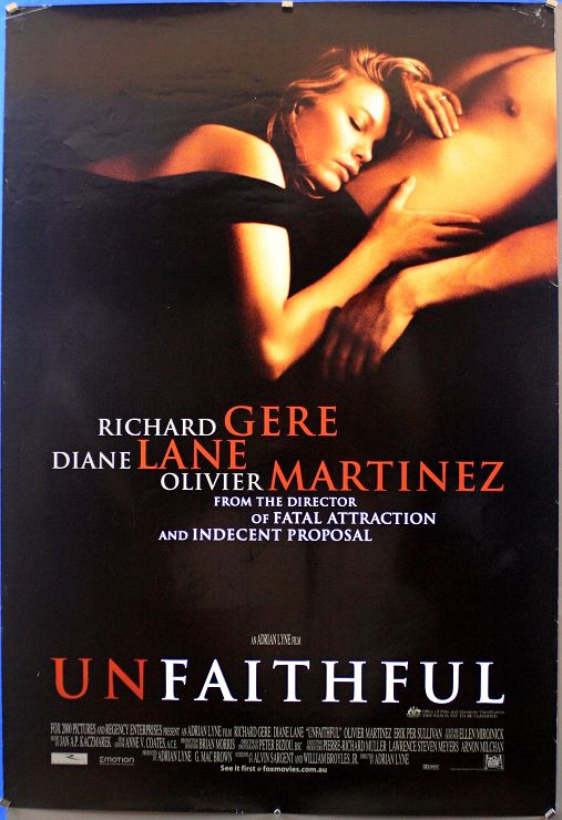 Unfaithful (2002) - Australian 1 Sheet (SS) (RLD) 