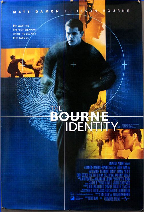 Bourne Identity (2002) - Australian 1 Sheet (DS) (RLD) 