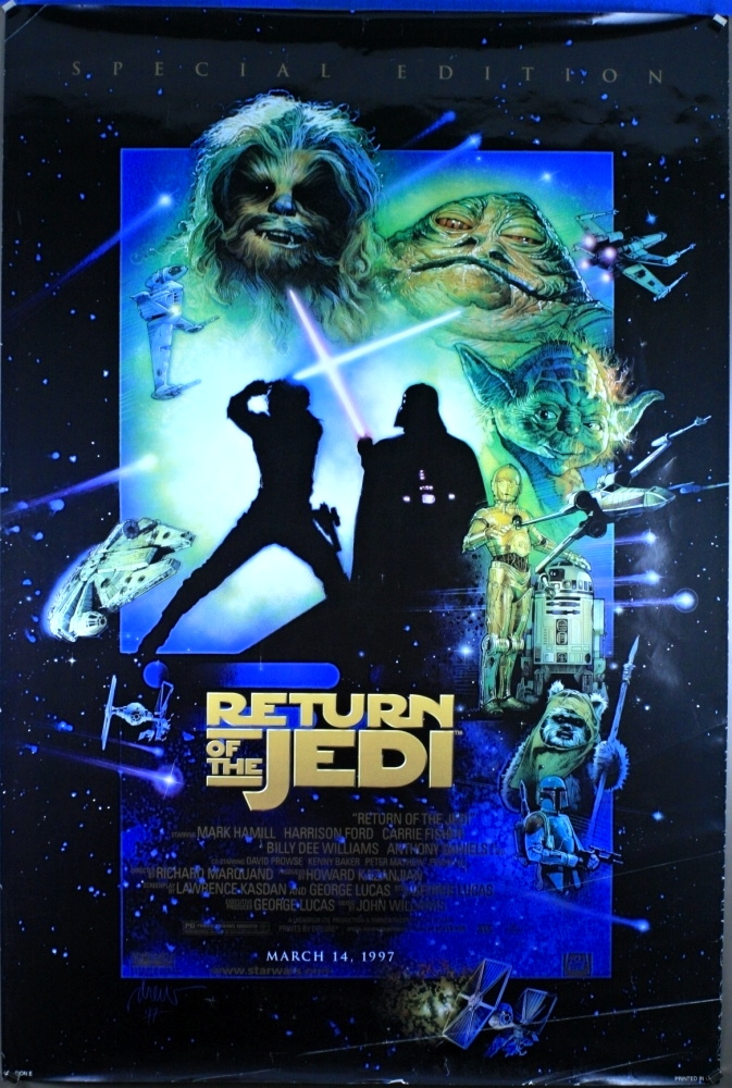 Return of the Jedi (Star Wars VI) (1983) - US 1 Sheet (SS) (RLD) 