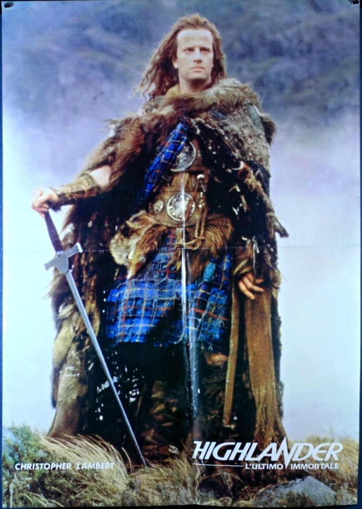 Highlander (1986) - Italian Foglio (SS) (FLD) 