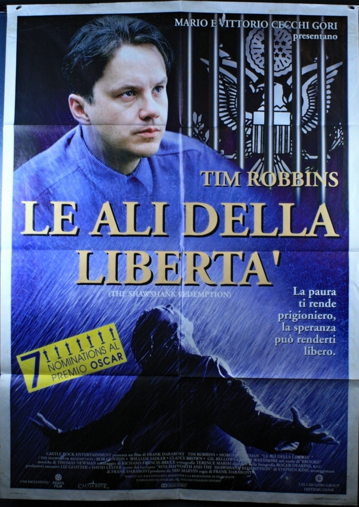 Shawshank Redemption (1994) - Italian 2 Fogli (SS) (FLD) 
