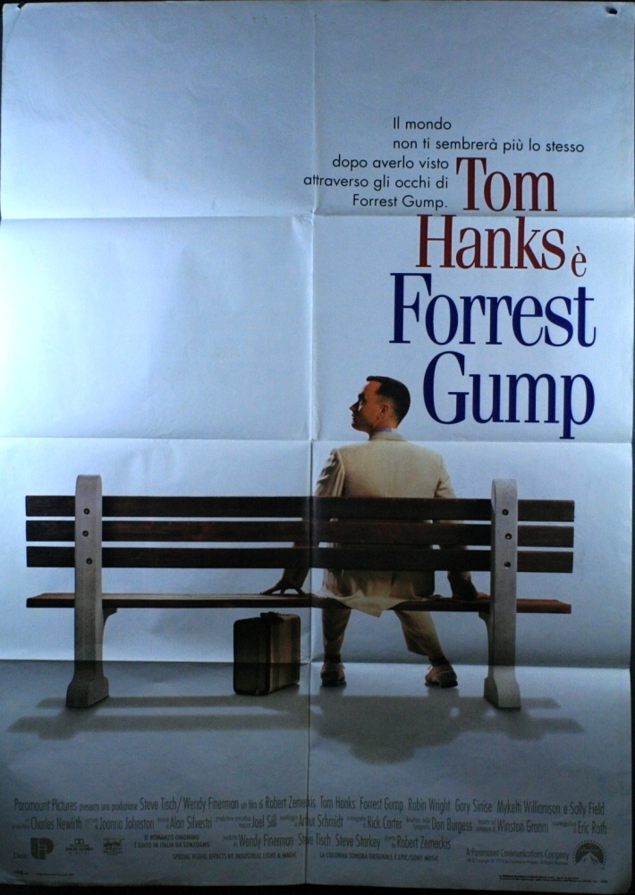 Forrest Gump (1994) - Italian 2 Fogli (SS) (FLD) 