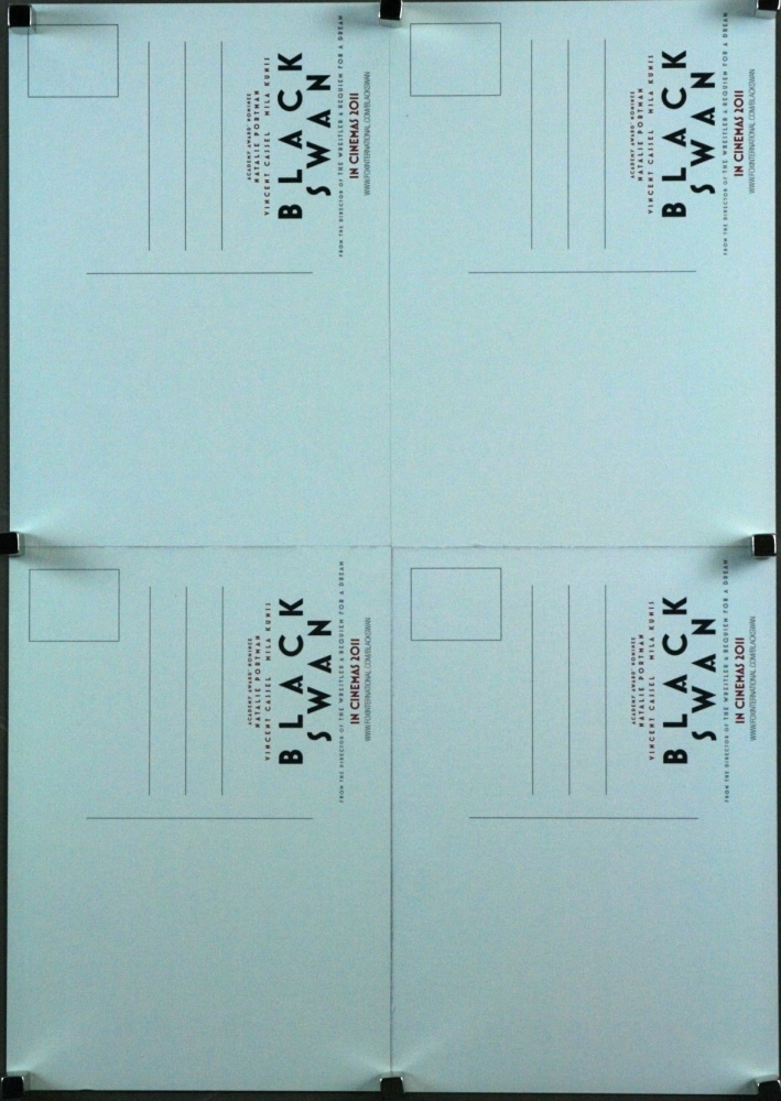 Black Swan  (2010) - US La Boca Official Post Card - Back 