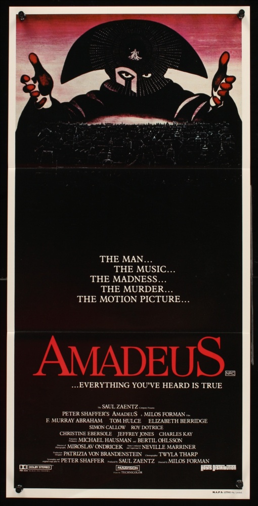 Amadeus (1984) - Australian Daybill (SS) (FLD) 