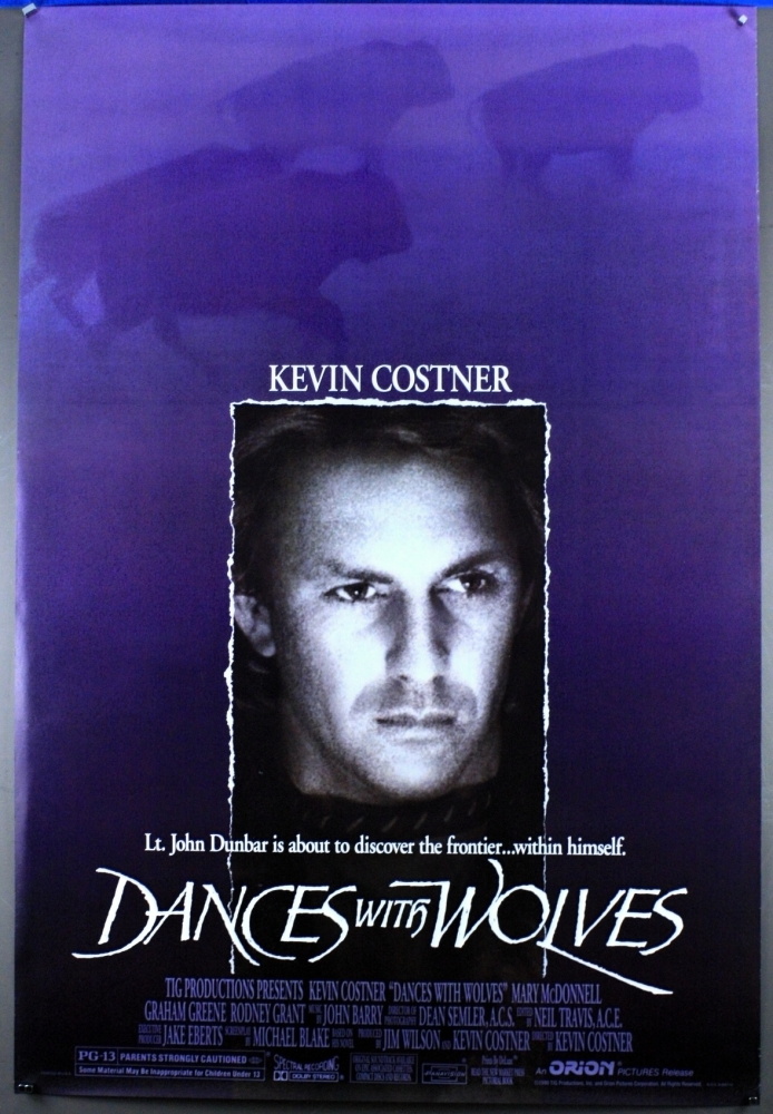 Dances with Wolves (1990) - US 1 Sheet (SS) (RLD) 
