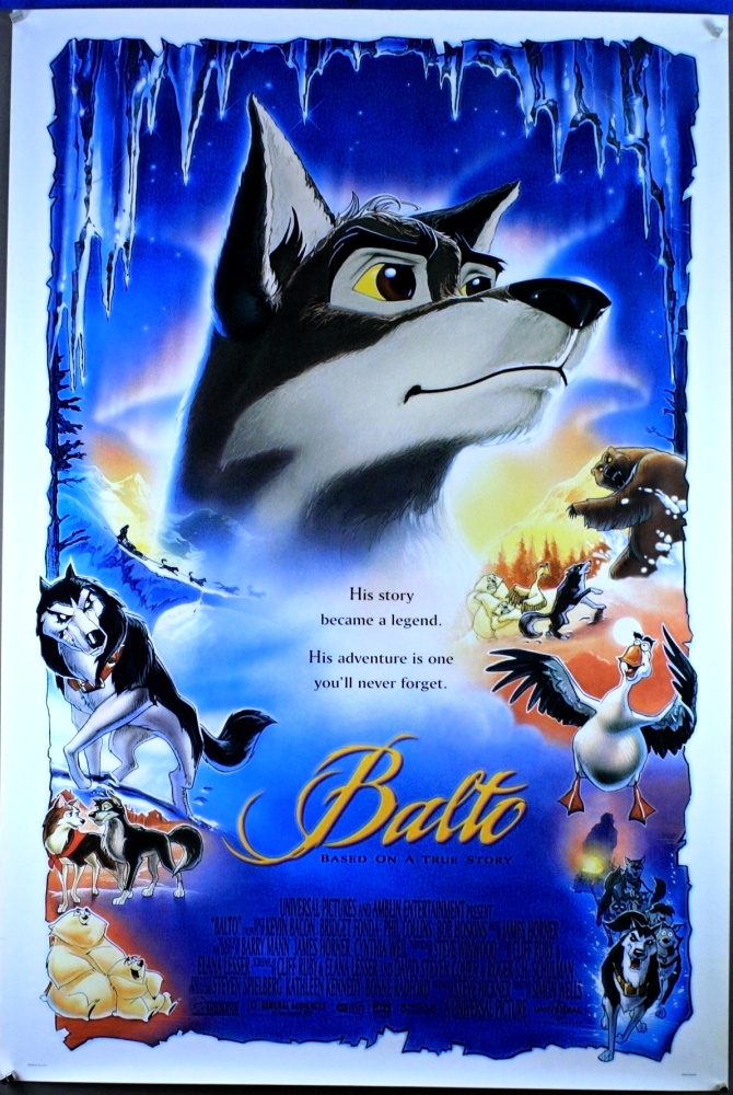 Balto (1995) - US 1 Sheet (DS) (RLD) 