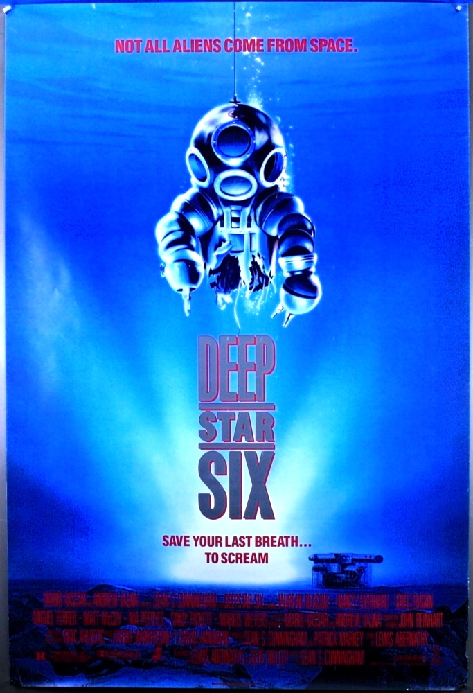 Deep Star Six (1989) - US 1 Sheet (SS) (RLD) 