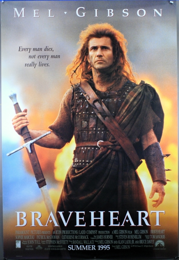 Braveheart (1995) - US 1 Sheet (SS) (RLD) 